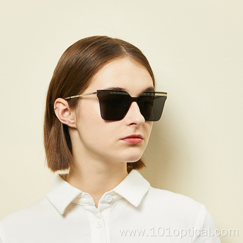 Angular Metal Women and Men Sunglasses